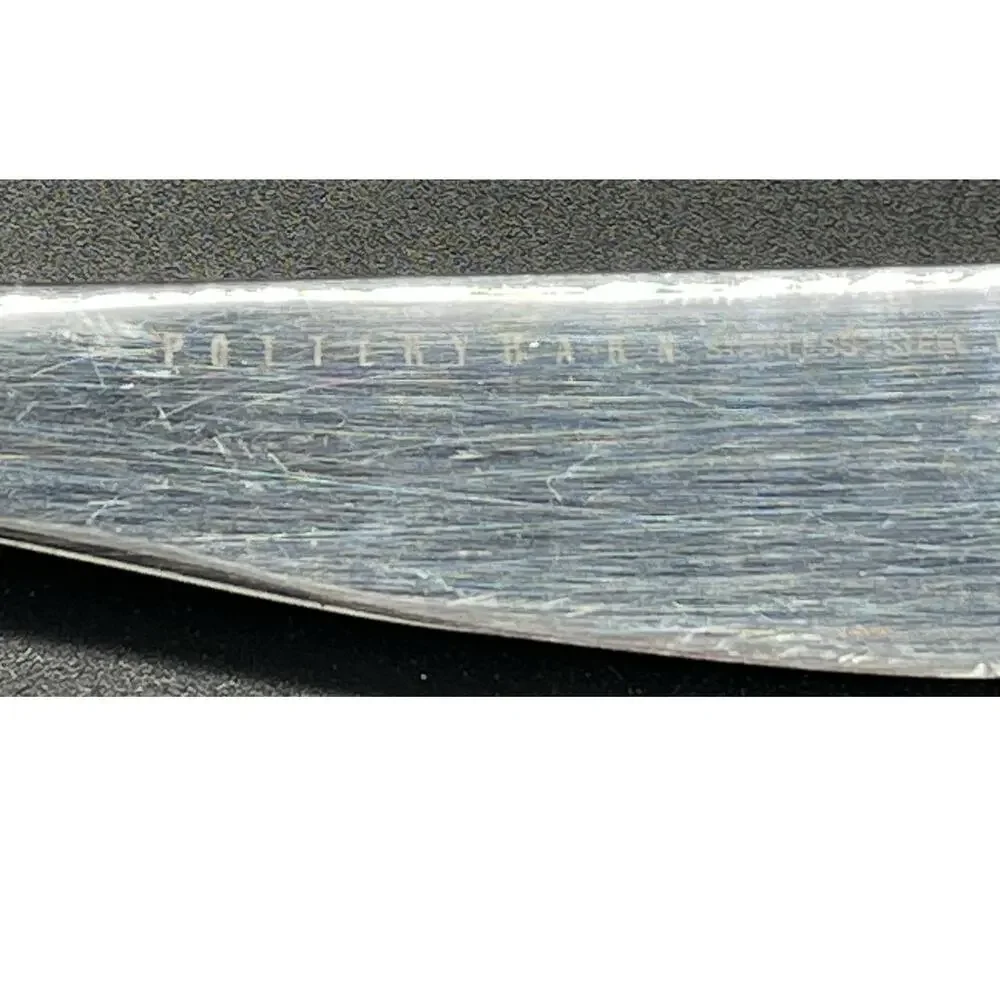 Pottery Barn Set of 8 Knives Heavy Weighted Handle with Unique Shape